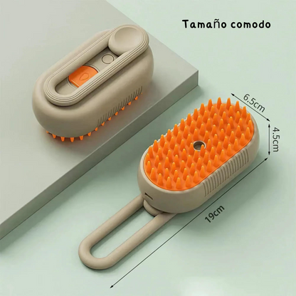 Pet steam brush